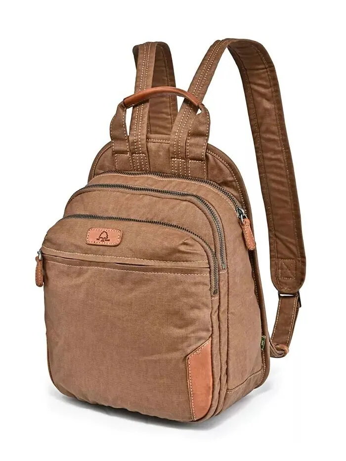 Холщовый рюкзак Turtle Cove TSD BRAND — изображение 10 из 12, коричневый