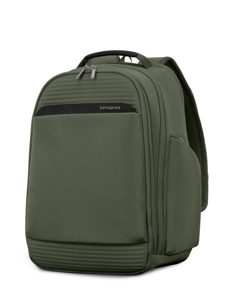 Рюкзак унисекс Samsonite Paralux 17 полиэстер — изображение 1 из 10, оливковый