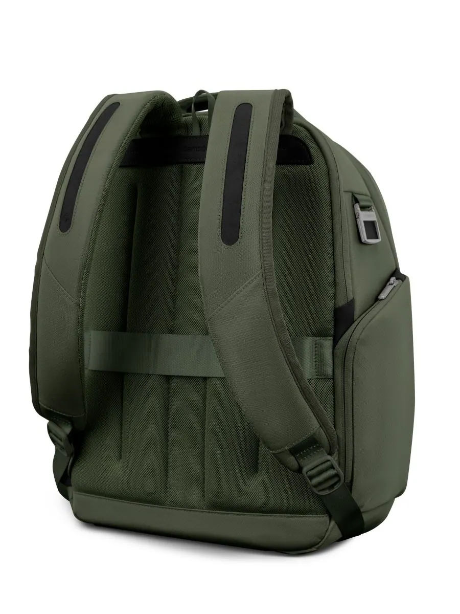 Рюкзак унисекс Samsonite Paralux 17 полиэстер — изображение 2 из 10, оливковый