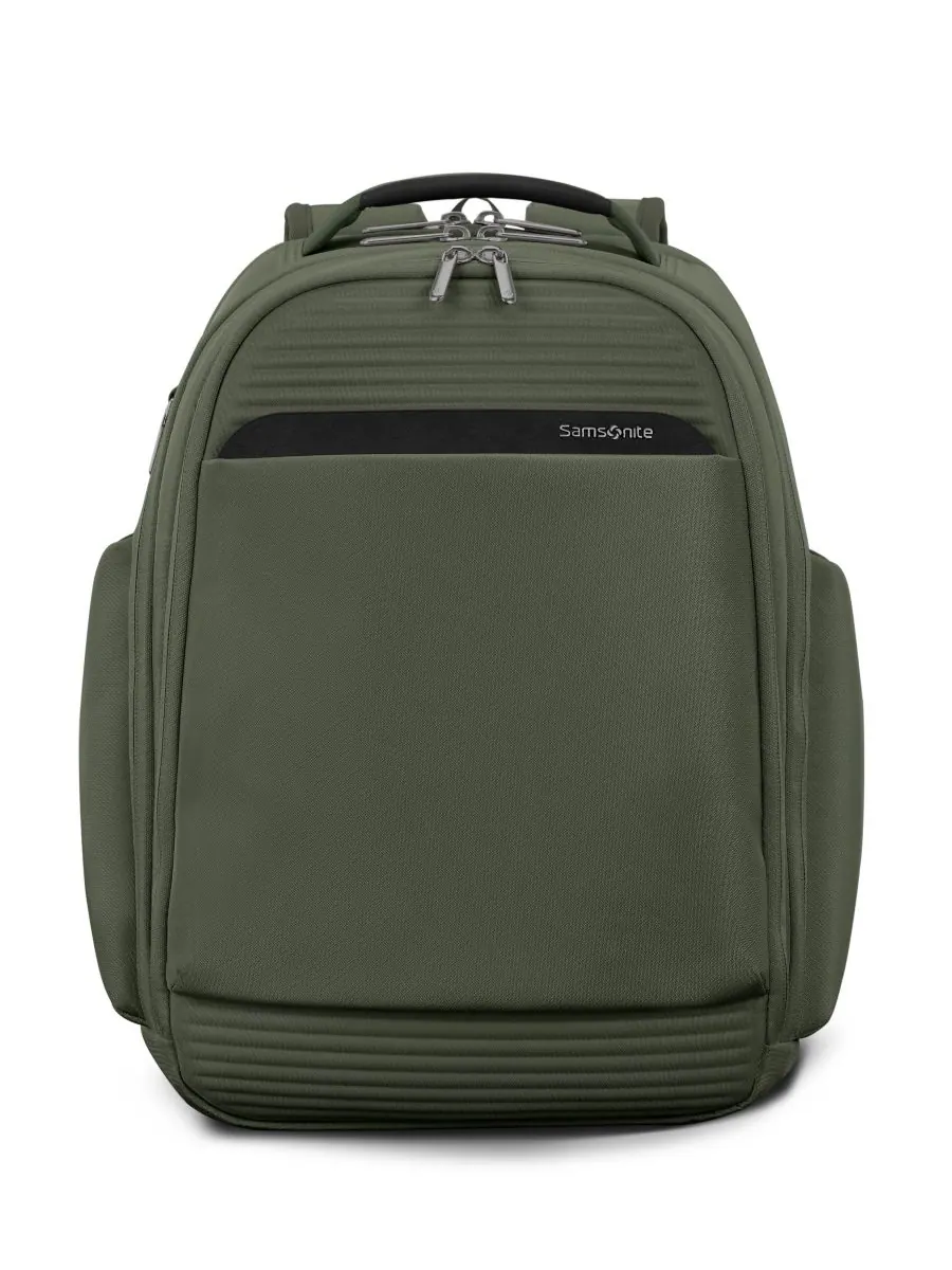 Рюкзак унисекс Samsonite Paralux 17 полиэстер — изображение 4 из 10, оливковый