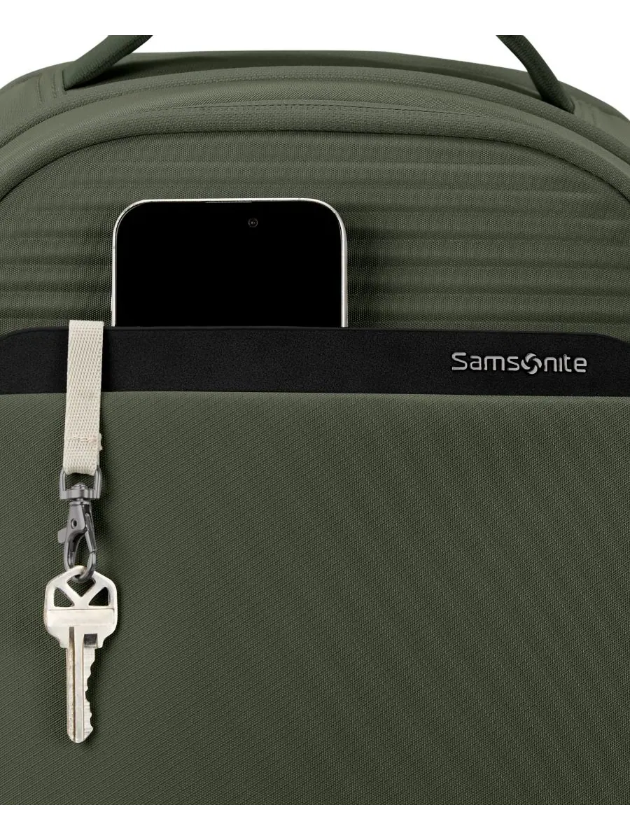 Рюкзак унисекс Samsonite Paralux 17 полиэстер — изображение 8 из 10, оливковый