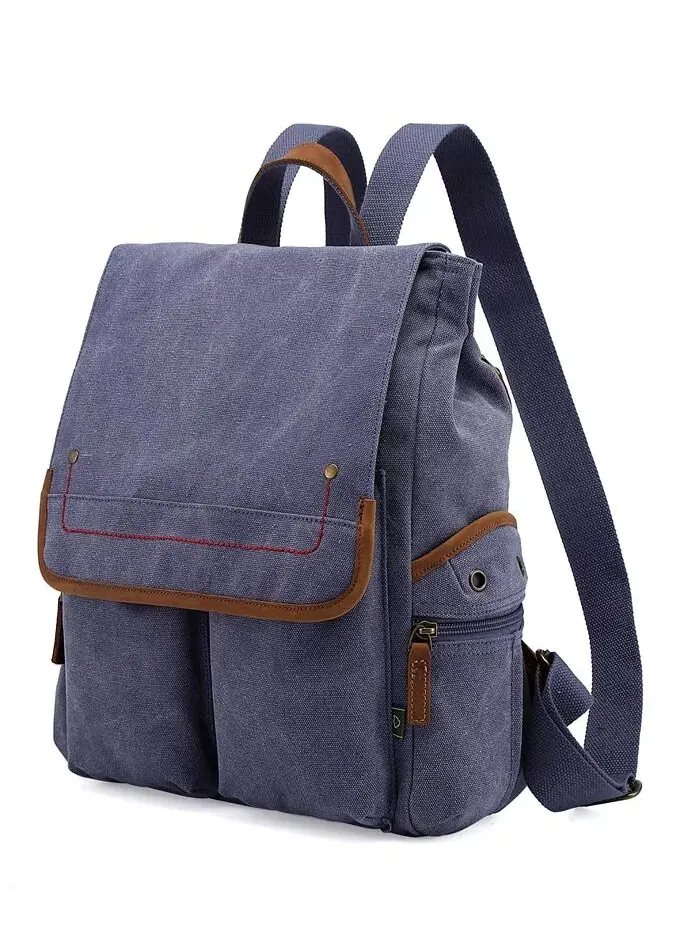 Холщовый рюкзак Atona TSD BRAND — изображение 2 из 10, синий