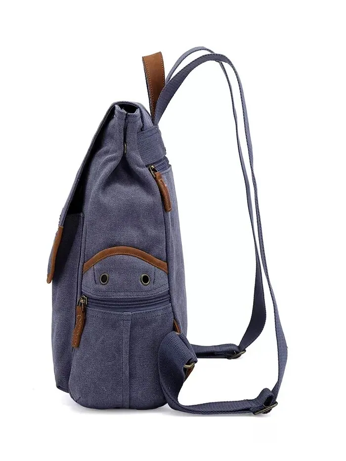 Холщовый рюкзак Atona TSD BRAND — изображение 3 из 10, синий