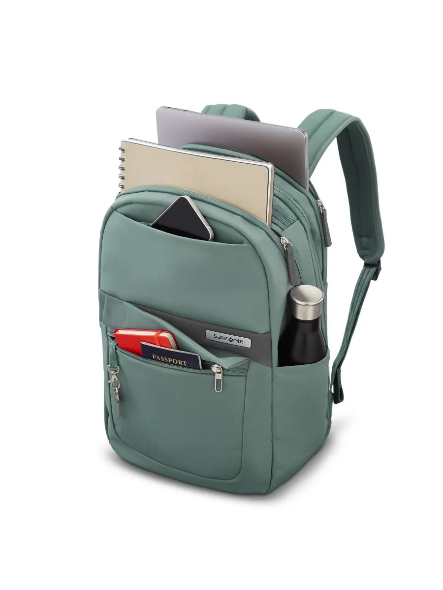 Рюкзак женский Samsonite Elevation Plus Destination полиэстер — изображение 3 из 6, зеленый