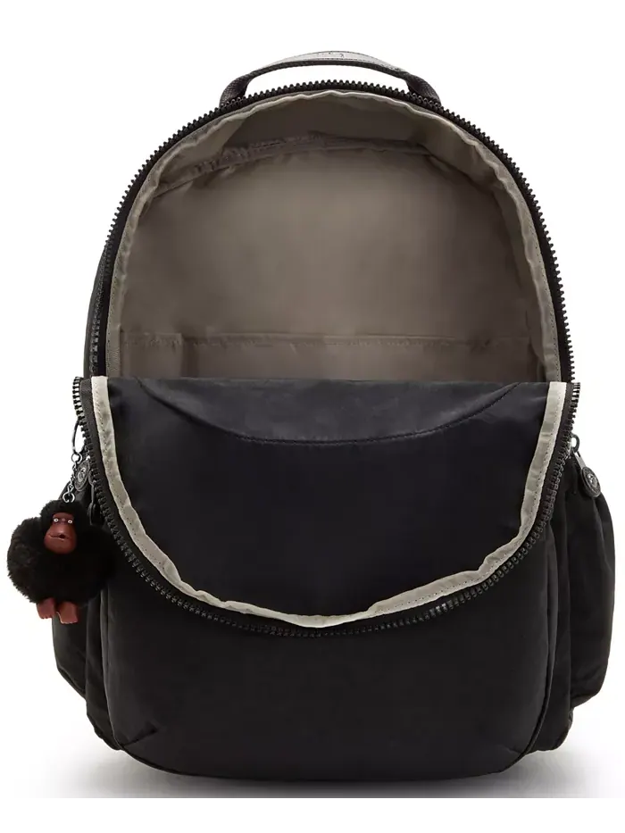 Рюкзак женский Kipling Seoul нейлон — изображение 2 из 7, серый