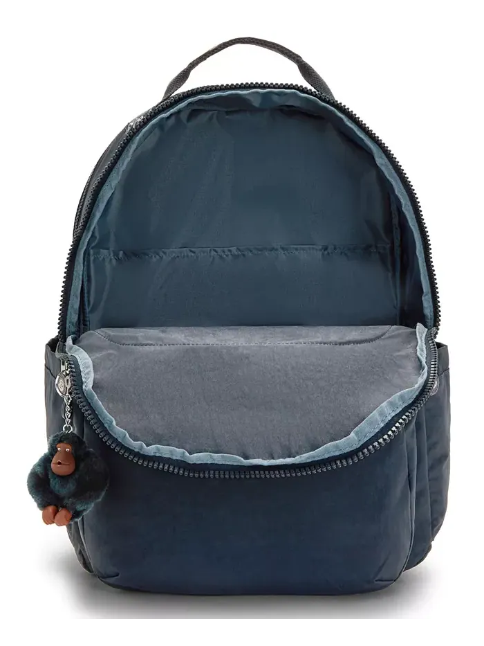 Рюкзак женский Kipling Seoul нейлон — изображение 3 из 7, синий