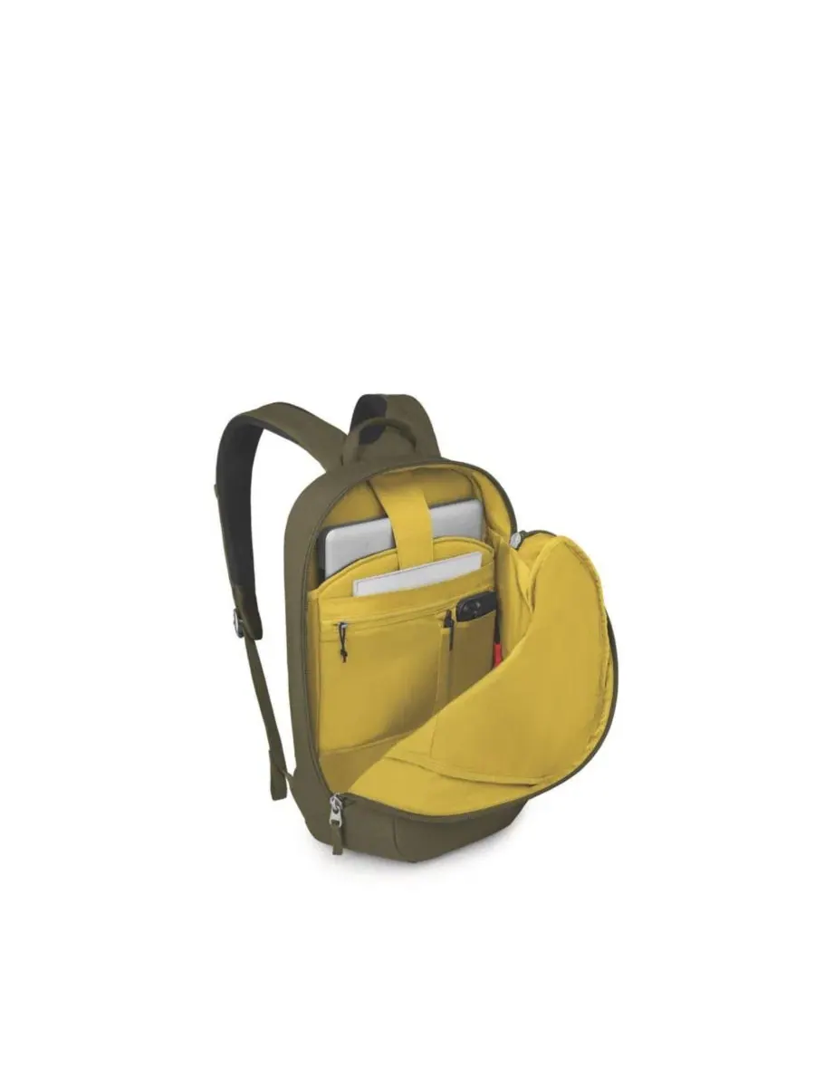 Рюкзак городской с отделением для ноутбука 15 дюймов Arcane Large Day Backpack Osprey Packs — изображение 2 из 4, зеленый