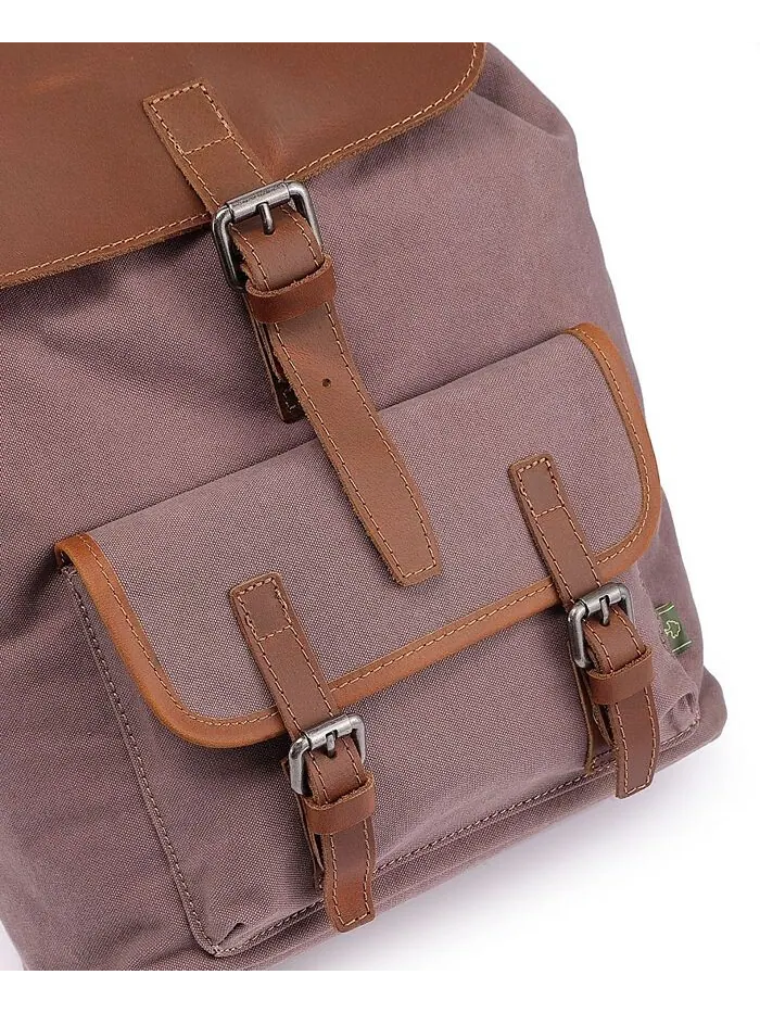Рюкзак из парусины Bigleaf TSD BRAND — изображение 10 из 10, коричневый