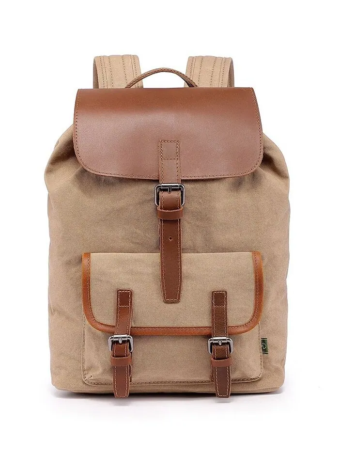 Рюкзак из парусины Bigleaf TSD BRAND — зеленый