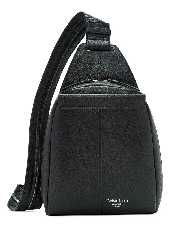 Рюкзак женский Calvin Klein Millie Convertible полиэстер — изображение 1 из 6, черный/серебристый