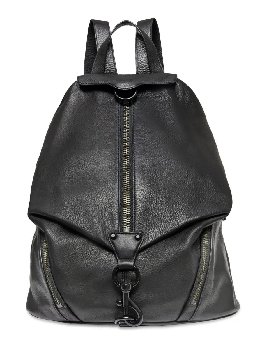 Рюкзак кожаный с регулируемым ремнем, Julian Rebecca Minkoff