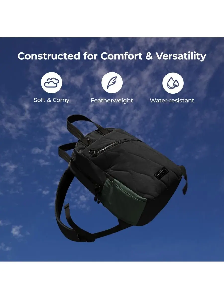 Рюкзак 23 л с отделением для ноутбука Vega BAGSMART — изображение 3 из 11, черный