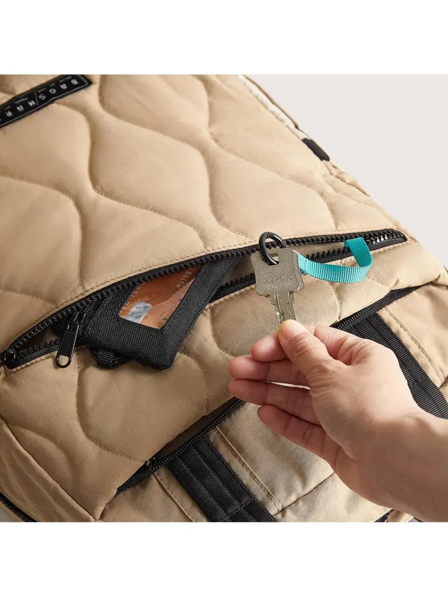 Рюкзак 23 л с отделением для ноутбука 15,6 дюйма Vega Featherlight Work Backpack BAGSMART, Grullo — изображение 7 из 11