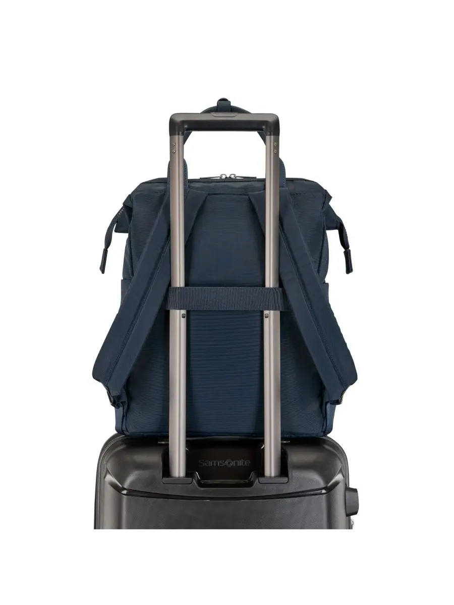 Рюкзак-трансформер для ноутбука 14 дюймов, с ручками и лямками Samsonite — изображение 4 из 9, синий