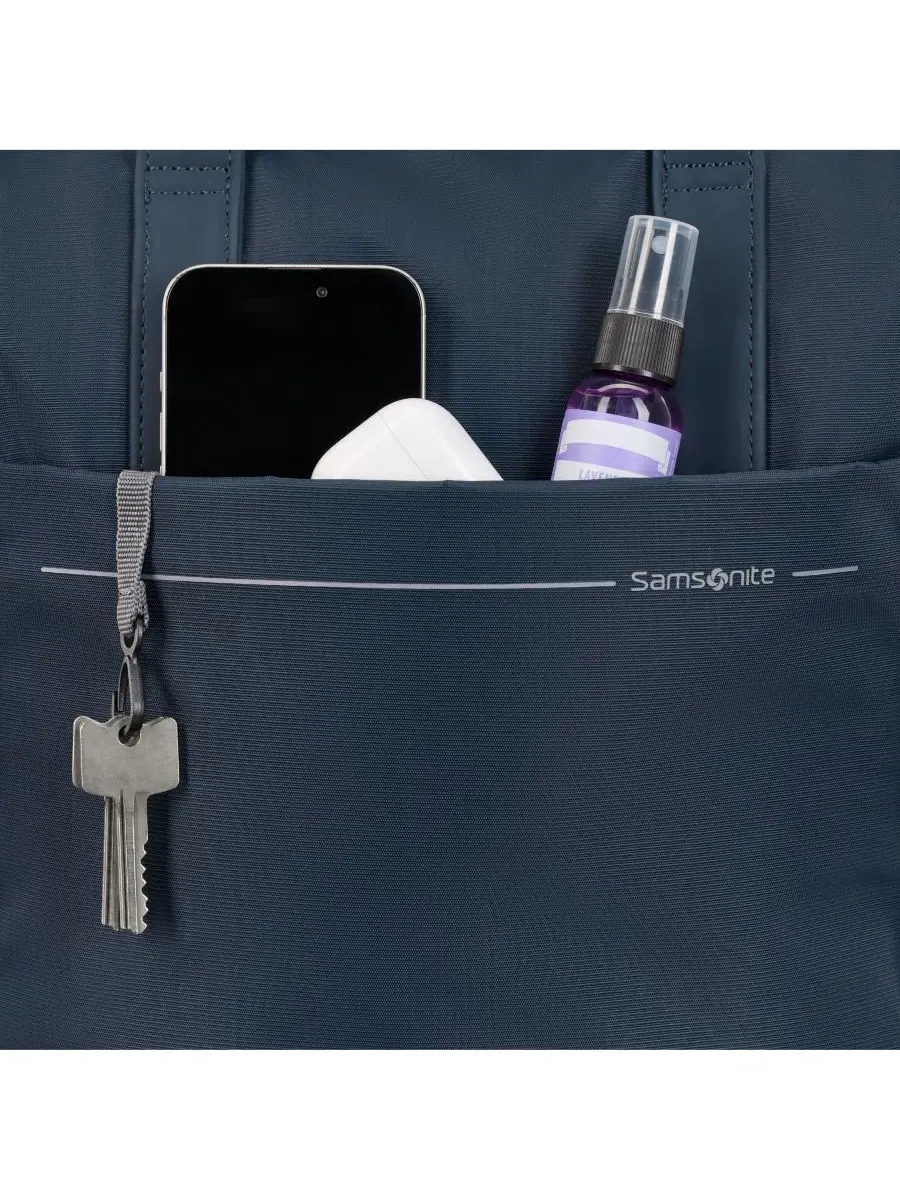 Рюкзак-трансформер для ноутбука 14 дюймов, с ручками и лямками Samsonite — изображение 7 из 9, синий
