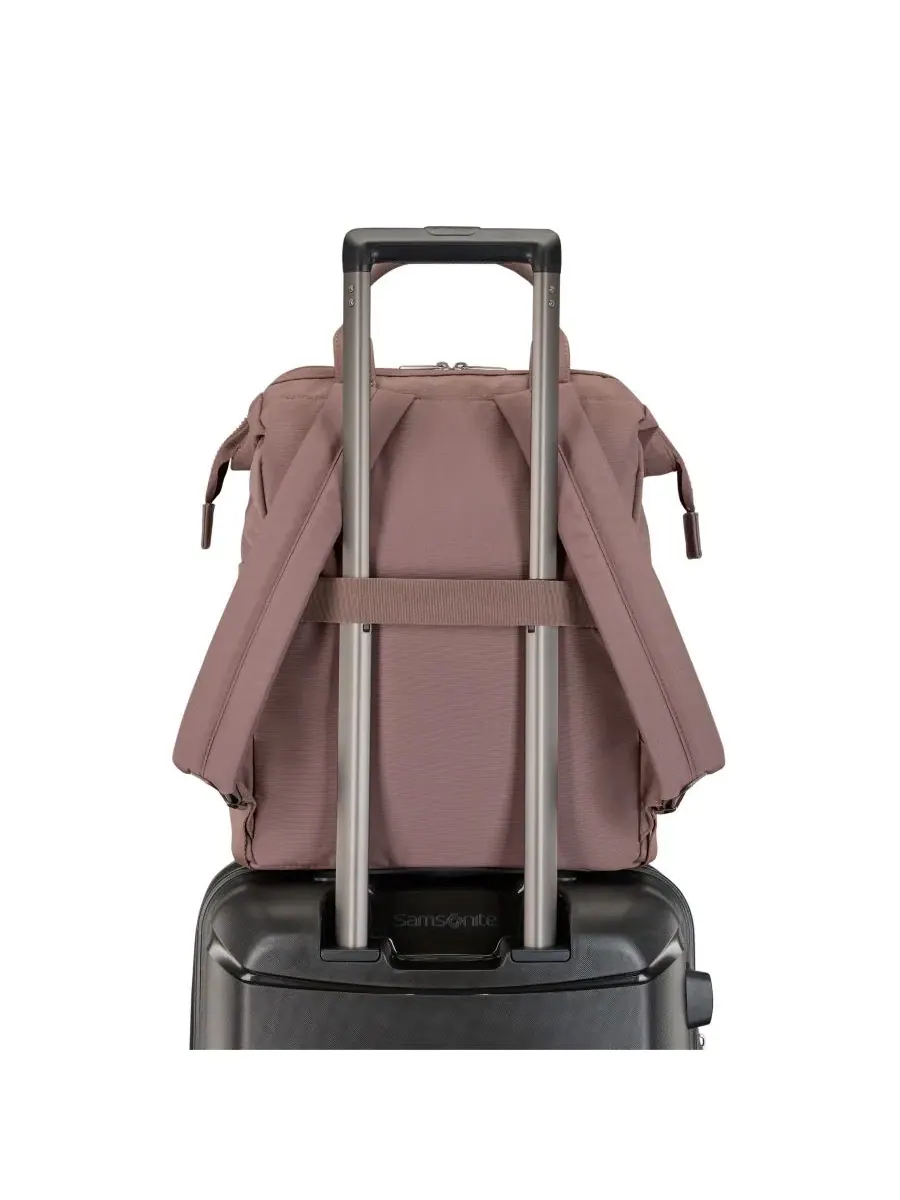 Рюкзак-трансформер для ноутбука 14 дюймов, с ручками и лямками Samsonite — изображение 4 из 12, фиолетовый