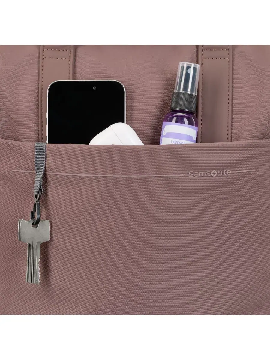 Рюкзак-трансформер для ноутбука 14 дюймов, с ручками и лямками Samsonite — изображение 7 из 12, фиолетовый