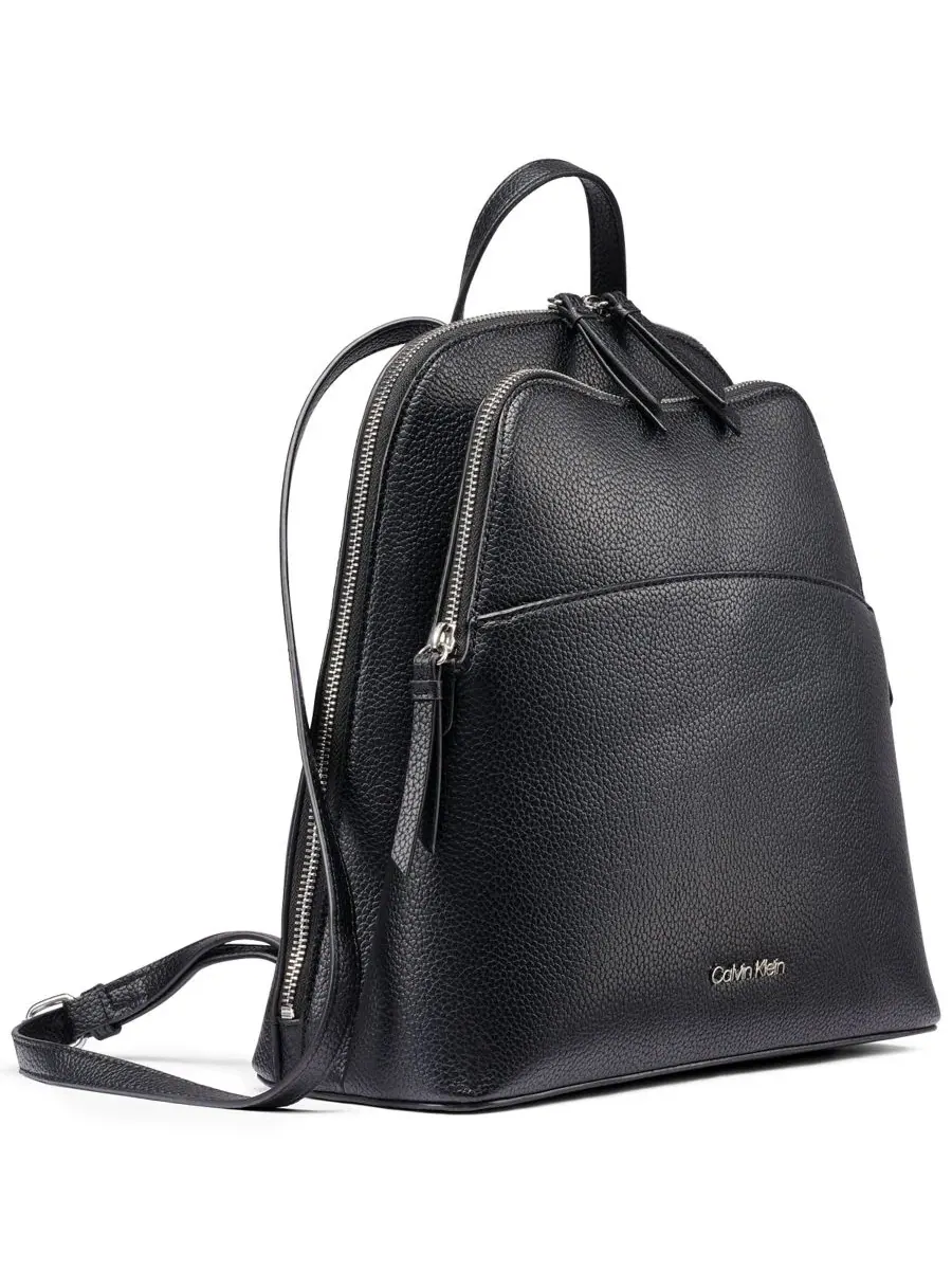 Рюкзак Sylvie Multi-Pocket Backpack Messenger Calvin Klein — изображение 4 из 7, черный