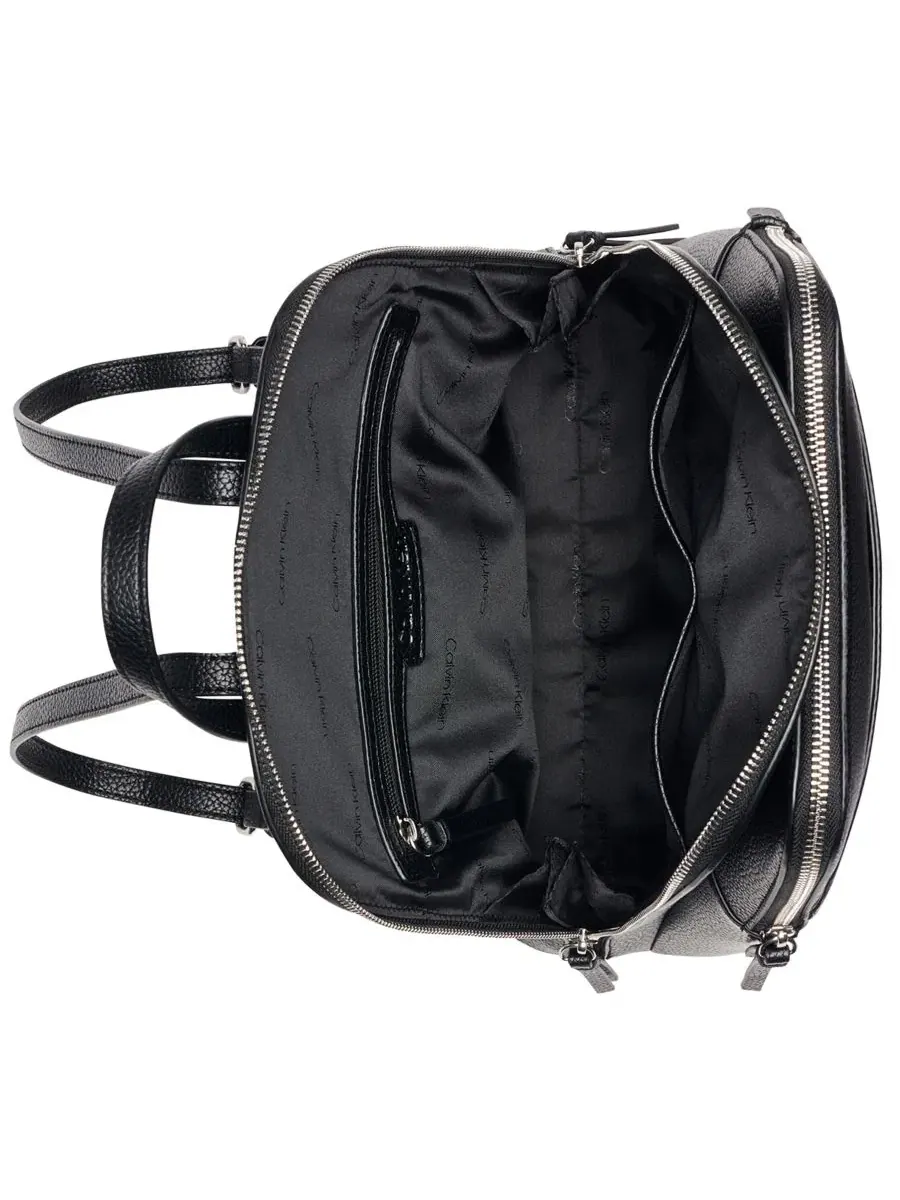 Рюкзак Sylvie Multi-Pocket Backpack Messenger Calvin Klein — изображение 5 из 7, черный