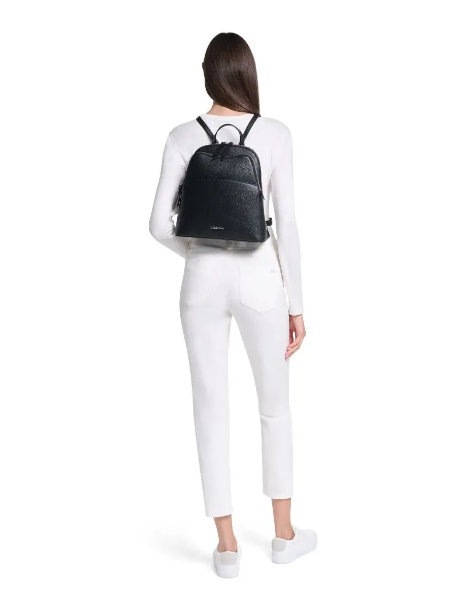 Рюкзак Sylvie Multi-Pocket Backpack Messenger Calvin Klein — изображение 7 из 7, черный