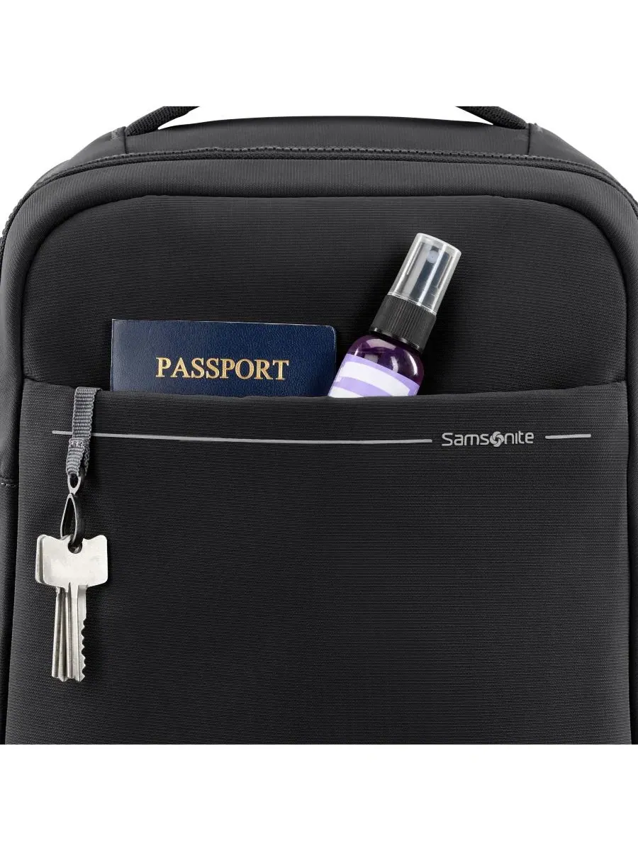 Рюкзак дорожный с отделением для ноутбука 15 дюймов, Better Than Basic Samsonite — изображение 8 из 9, черный