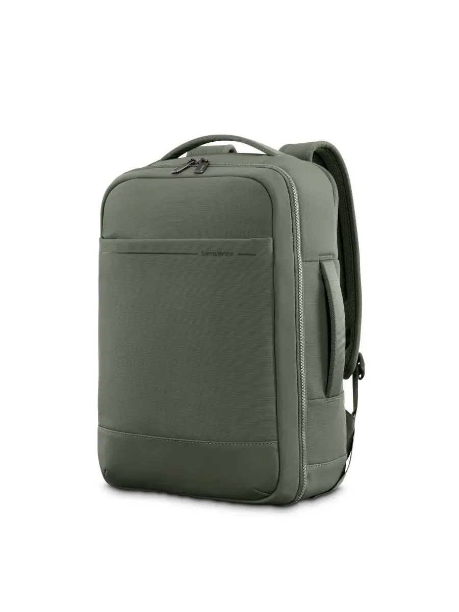 Рюкзак дорожный 43x29x17 см с отделением для ноутбука Better Than Basic Samsonite — изображение 2 из 8, оливковый