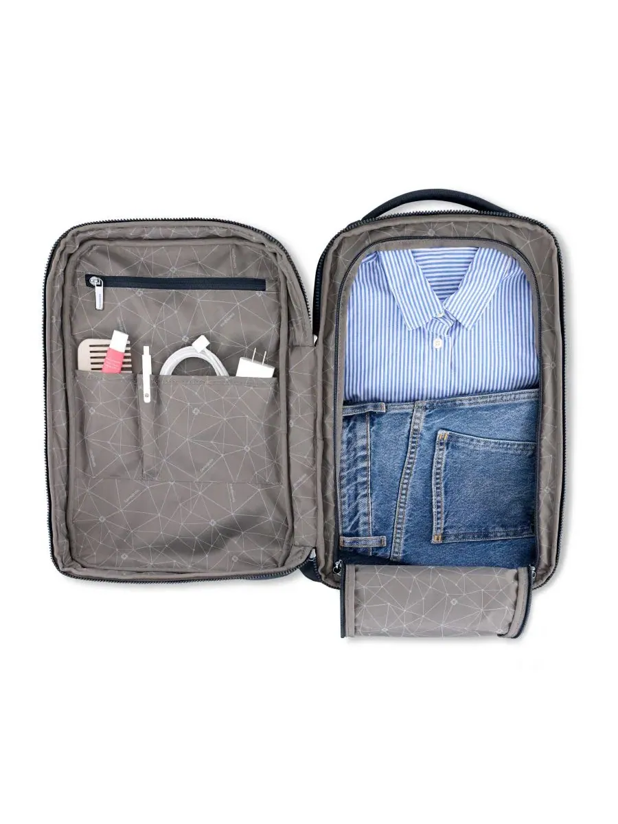 Дорожный рюкзак с отделением для ноутбука, 43x29x17 см, Better Than Basic 17 Samsonite — изображение 6 из 8, синий