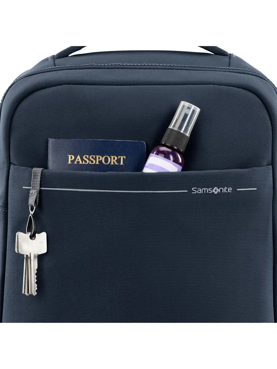 Дорожный рюкзак с отделением для ноутбука, 43x29x17 см, Better Than Basic 17 Samsonite — изображение 7 из 8, синий