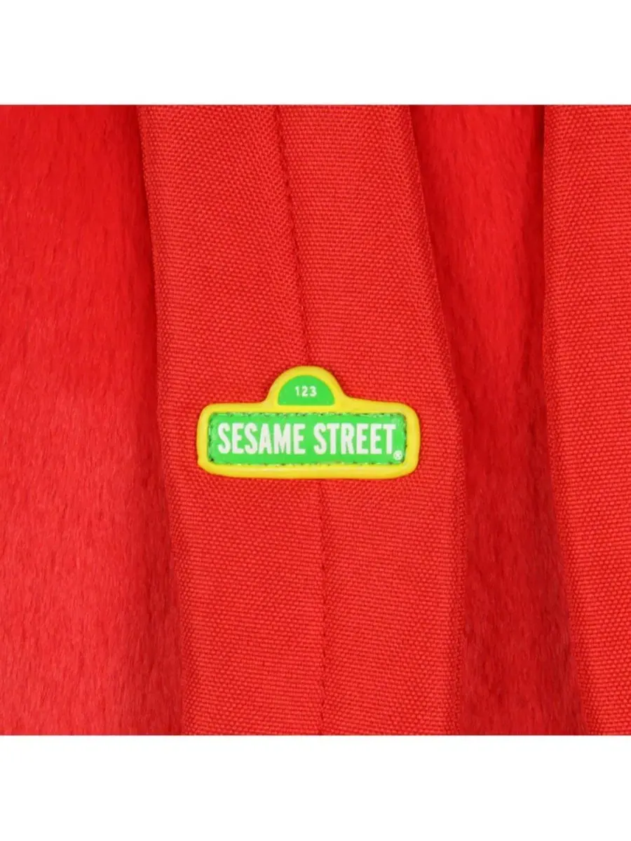Рюкзак Sesame Street Furry Elmo Smile Face 12 дюймов — изображение 3 из 3, красный