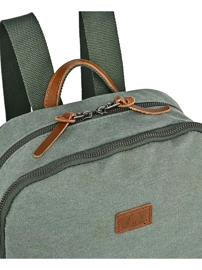 Рюкзак из холста Magnolia Hill TSD BRAND — изображение 10 из 10, бирюзовый