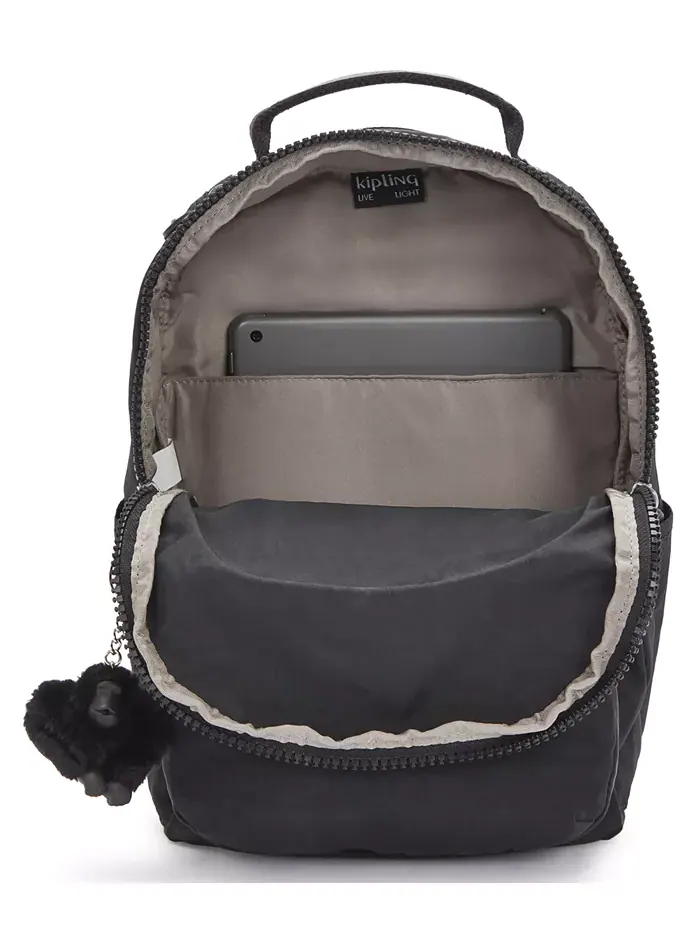 Рюкзак женский Kipling Seoul полиэстер — изображение 2 из 6, черный черный