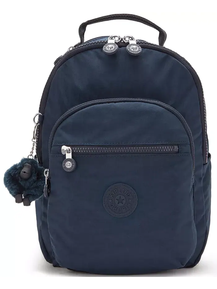 Рюкзак женский Kipling Seoul полиэстер — изображение 1 из 8, синий