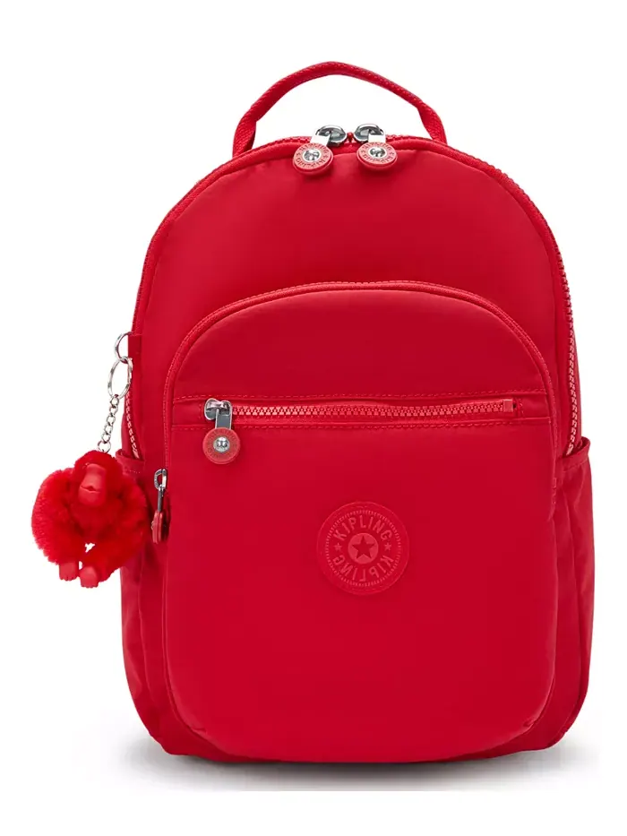Рюкзак женский Kipling Seoul полиэстер — изображение 1 из 7, красный