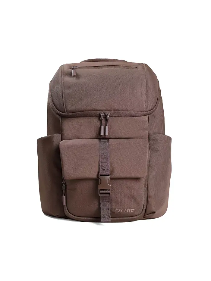 Детский рюкзак BELONG TOP OPEN WOVEN CHOCOLATE Itzy Ritzy — бежевый