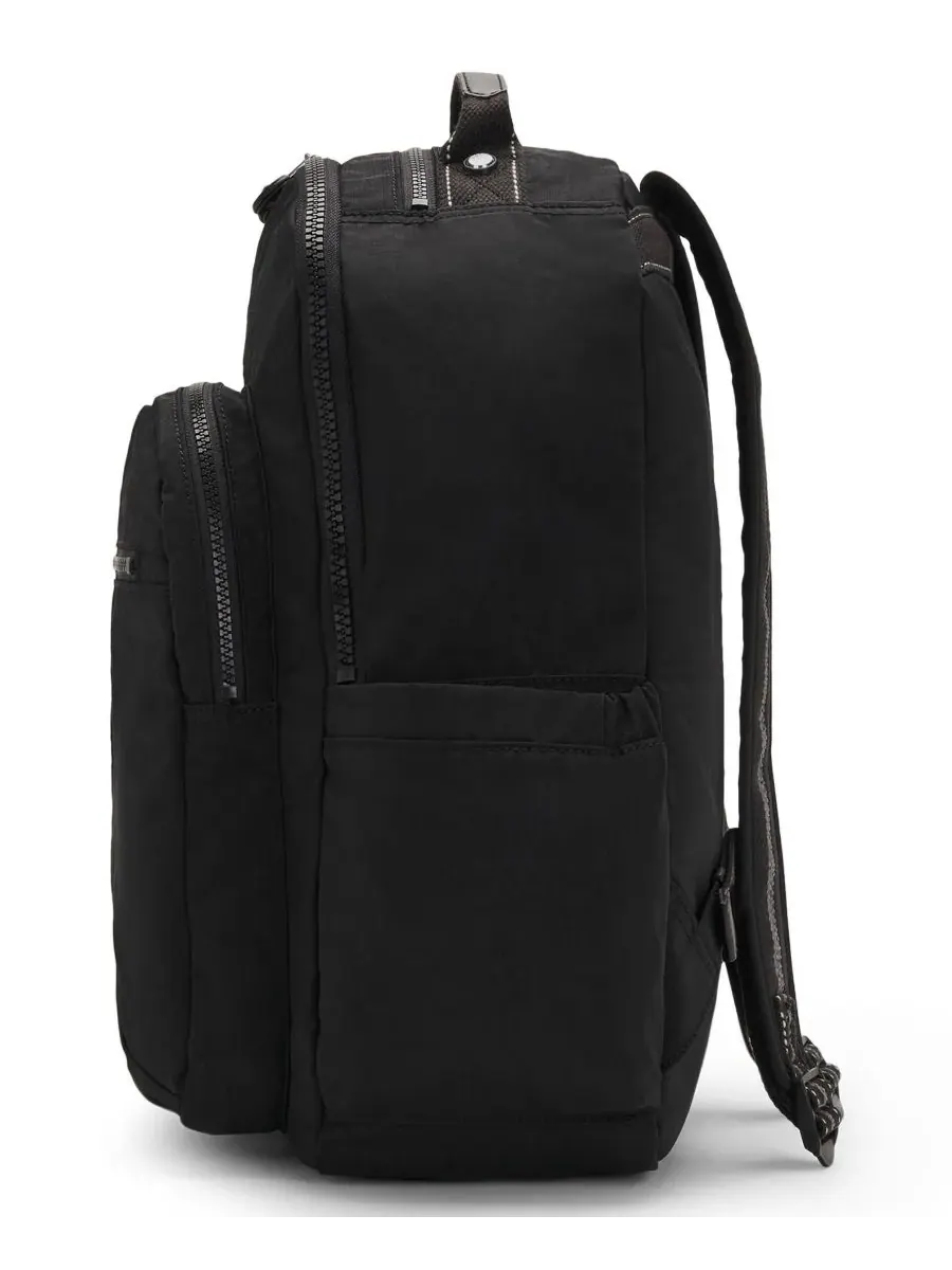 Рюкзак женский Kipling Seoul 15 нейлон — изображение 6 из 6, черный
