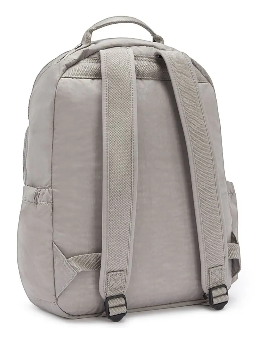 Рюкзак женский Kipling Seoul 15 нейлон — изображение 2 из 8, серый
