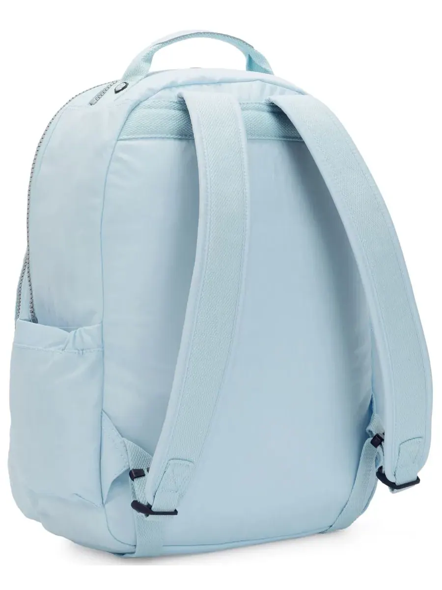 Рюкзак женский Kipling Seoul 15 нейлон — изображение 2 из 6, синий