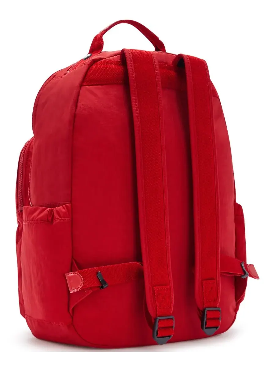 Рюкзак женский Kipling Seoul 15 нейлон — изображение 2 из 6, в тоне вишни