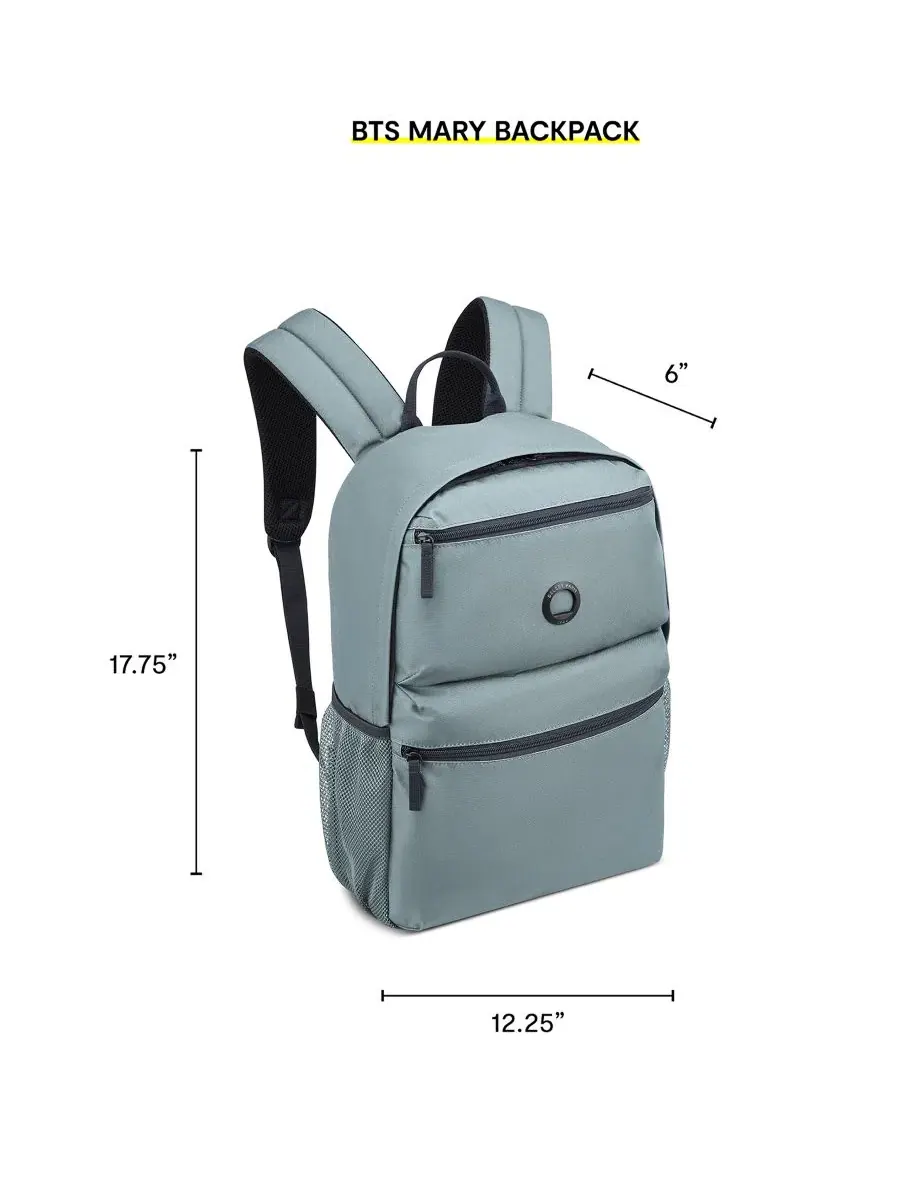 Рюкзак для ноутбука 45 см Delsey Paris Reset — изображение 4 из 9, серый
