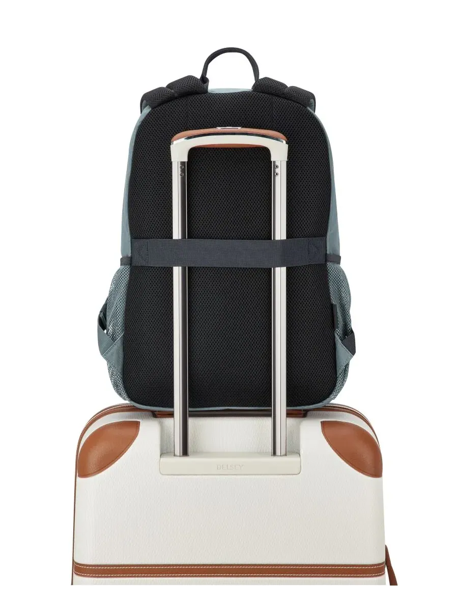 Рюкзак для ноутбука 45 см Delsey Paris Reset — изображение 7 из 9, серый