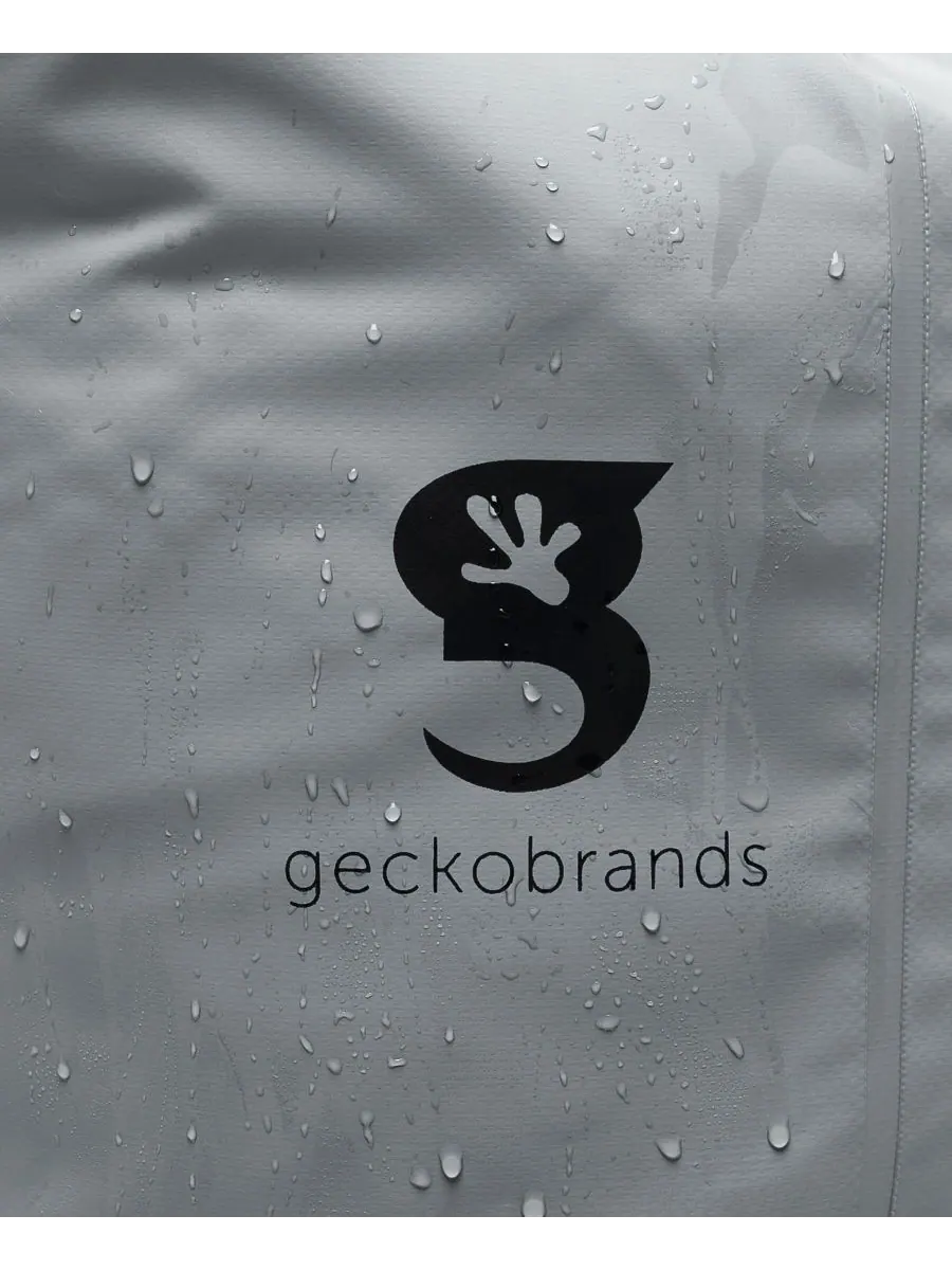 Водонепроницаемый рюкзак Hydroner объемом 20 литров Geckobrands — изображение 3 из 3, серый