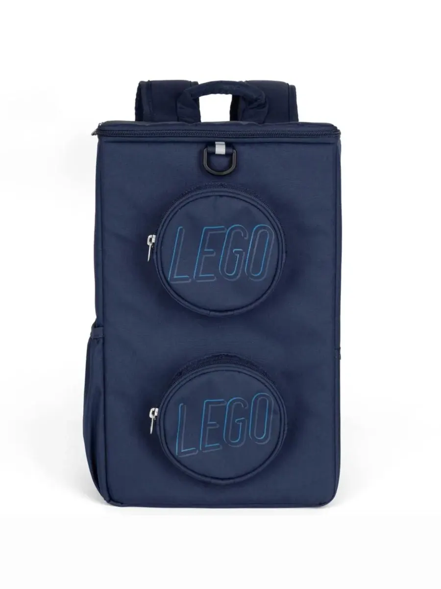 Рюкзак-холодильник в виде кубика LEGO LegoBags — изображение 2 из 3, темно-синий
