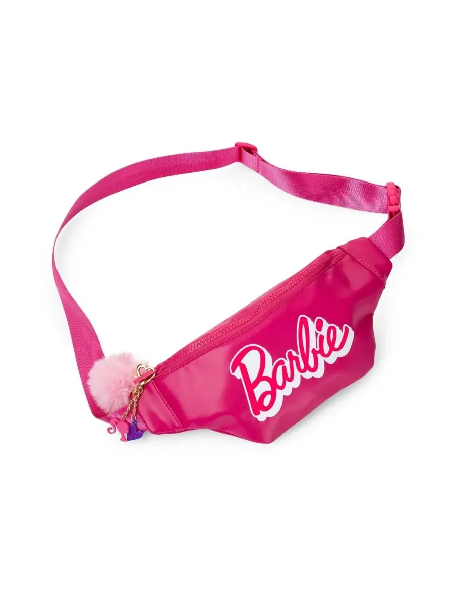 Поясная сумка Barbie Script Kids Belt Bag — изображение 3 из 4, розовый/розовый