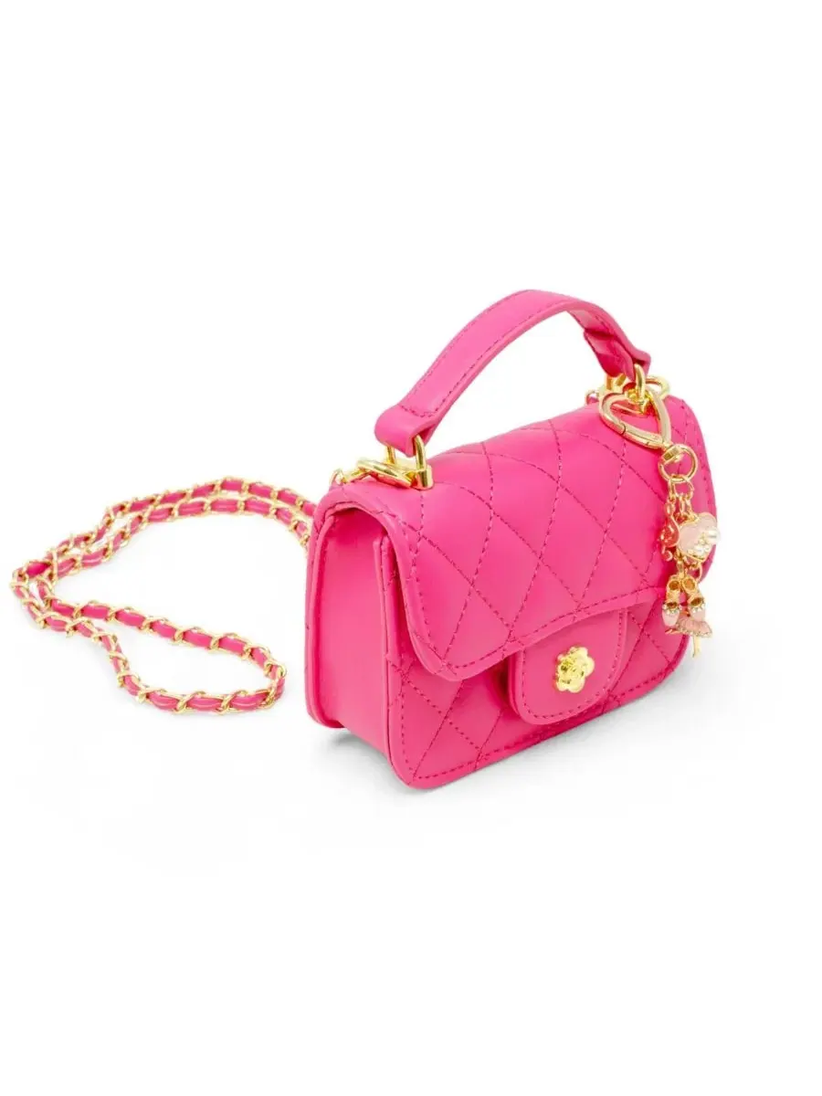 Детская сумочка с балетным шармом Tiny Quilted Ballet Charm Handbag ZOMI GEMS — изображение 3 из 5, нет цвета