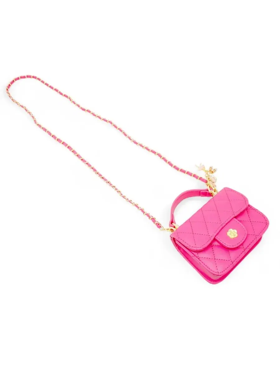 Детская сумочка с балетным шармом Tiny Quilted Ballet Charm Handbag ZOMI GEMS — изображение 4 из 5, нет цвета