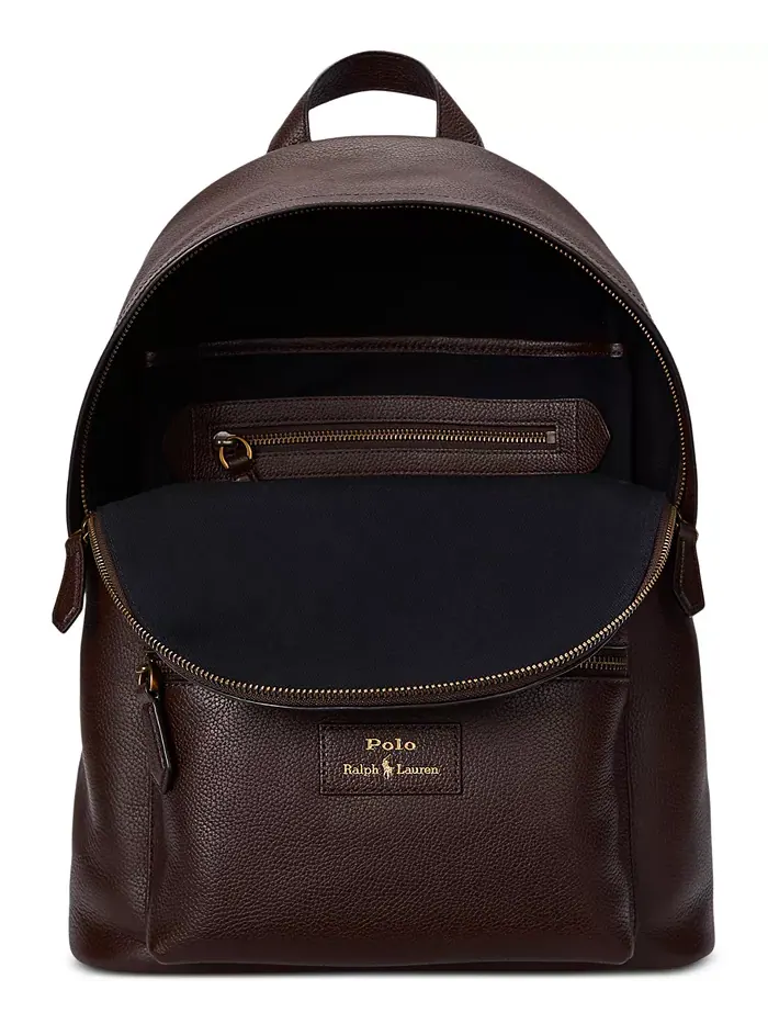Рюкзак мужской Polo Ralph Lauren хлопок — изображение 4 из 6, коричневый