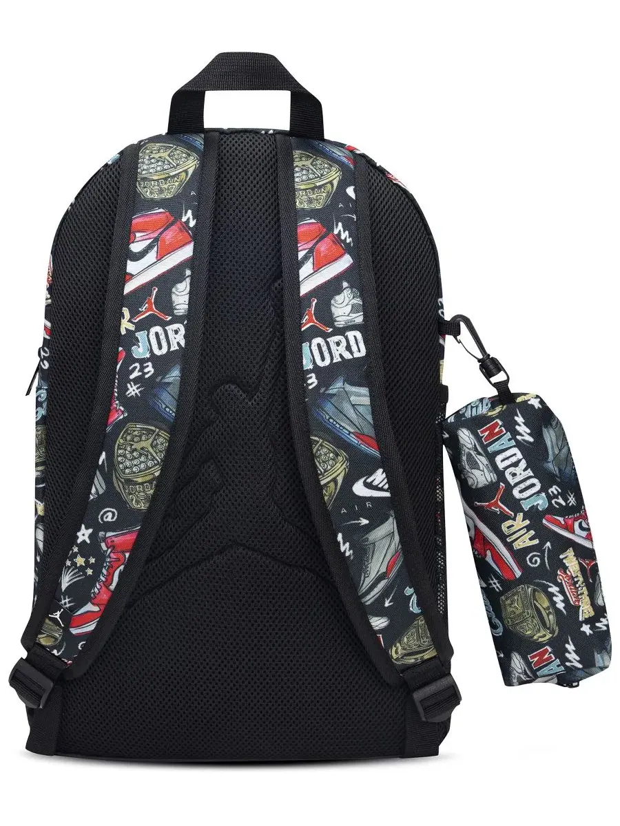 Детский рюкзак Air Raid Jordan — изображение 2 из 4, черный/красный