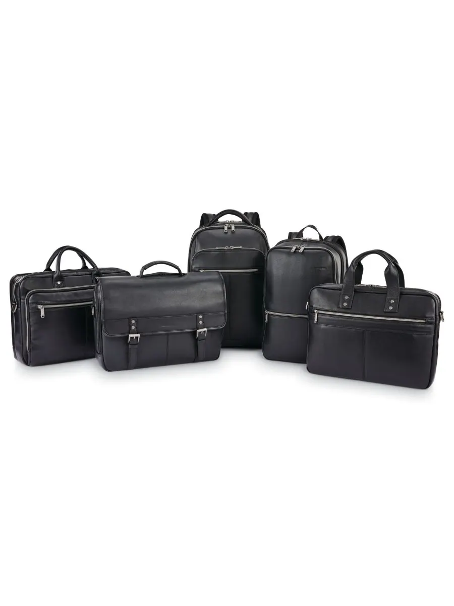 Рюкзак женский Samsonite натуральная кожа — изображение 6 из 6, черный