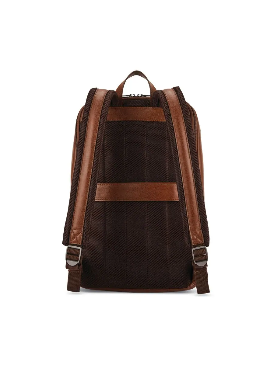 Рюкзак женский Samsonite натуральная кожа — изображение 2 из 6, коричневый