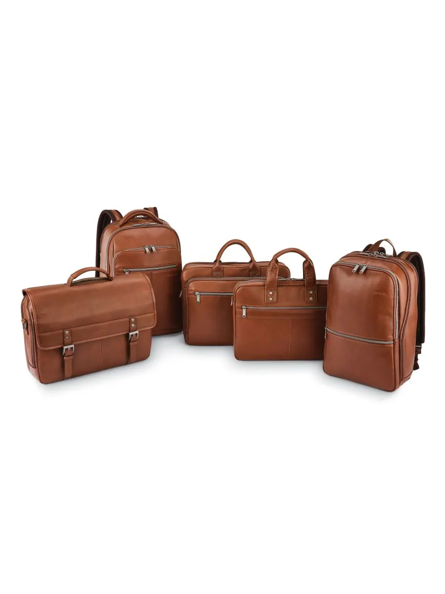 Рюкзак женский Samsonite натуральная кожа — изображение 6 из 6, коричневый